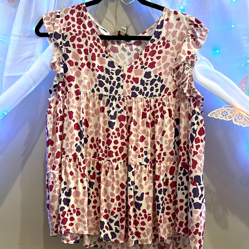 Dotted Casual Top